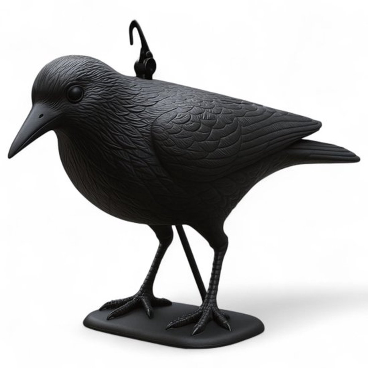 Aladdien - Vogelverschrikker - Duivenafweer - Decoratieve raaf - Zwart