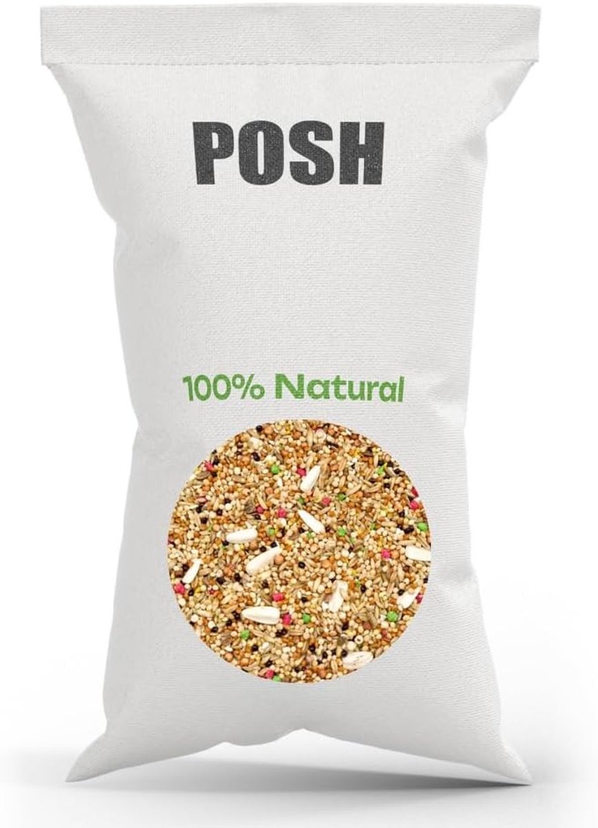 Papegaaivoer voor Kleine Papegaaien - Natuurlijke Mix - Gezondheidsbevorderende Ingrediënten - Soortvriendelijk - Voor Parkieten en Valkparkieten