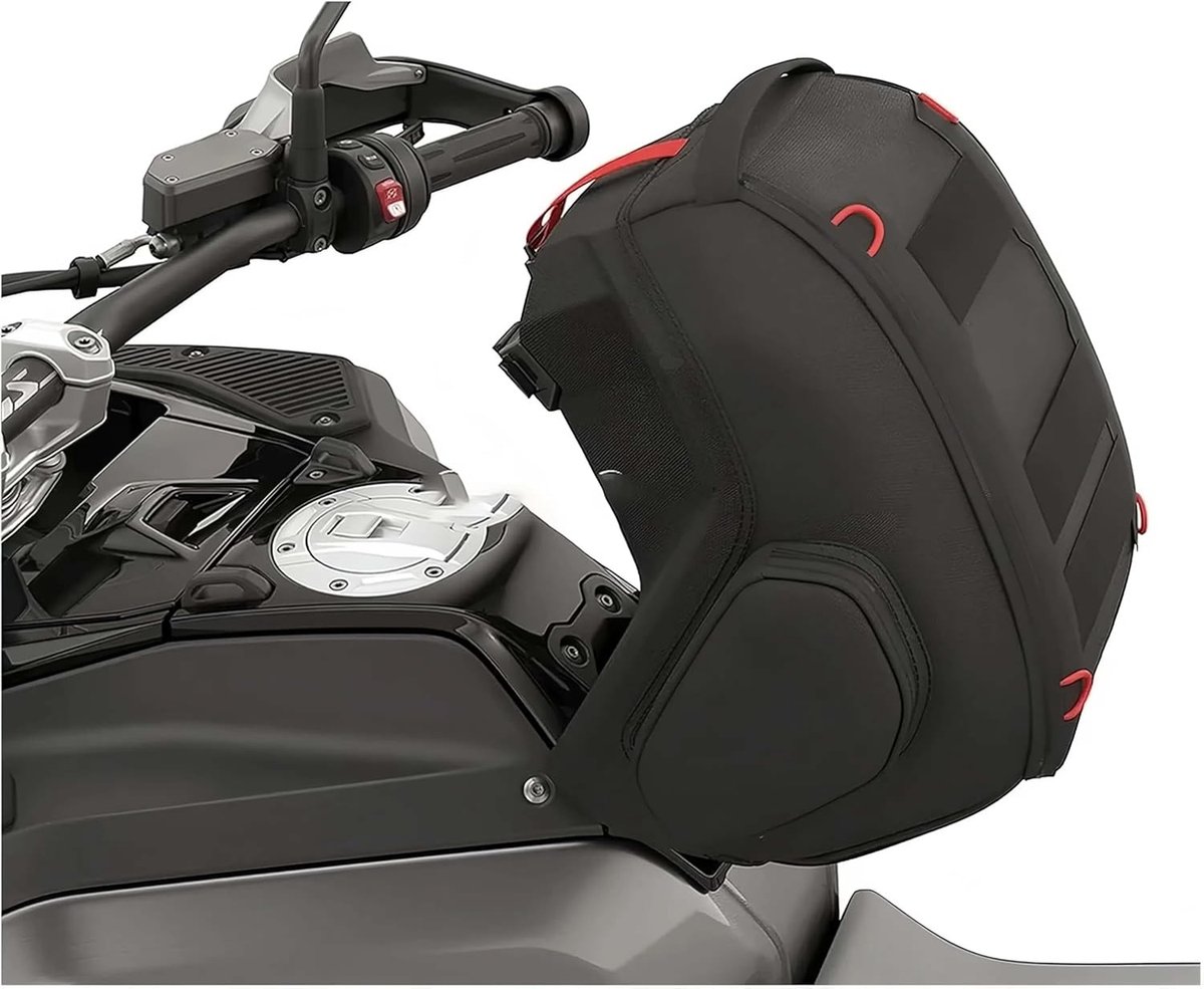 Brandstoftank Tas - Motorfiets Tas - Motorfiets Rijden - Ultradurzaam Nylon - 12 Liter - Zwart