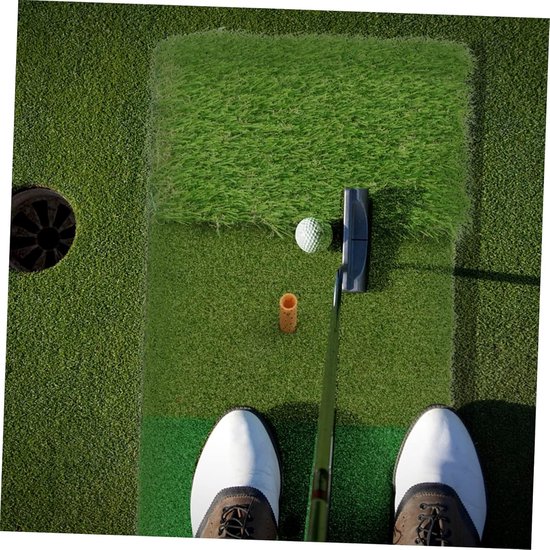 Golf Oefenmat - Putting Hulp - Golf Trainen - Realistisch Gras Oppervlak - 30 x 60 cm - Groen van GOLF — afbeelding 3