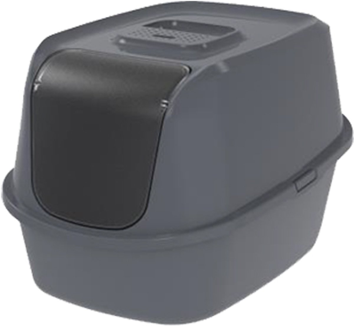 Boony Kattentoilet/ Kattenbak Bisogna - Kleur: Anthracite - Afmetingen: 39 x 39 x 52 cm