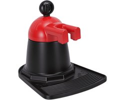Koffiezetapparaat Dubbele Uitloop - Moka Pot - Koffie Zetten - Snel Brouwen - 14 cm - Aluminium