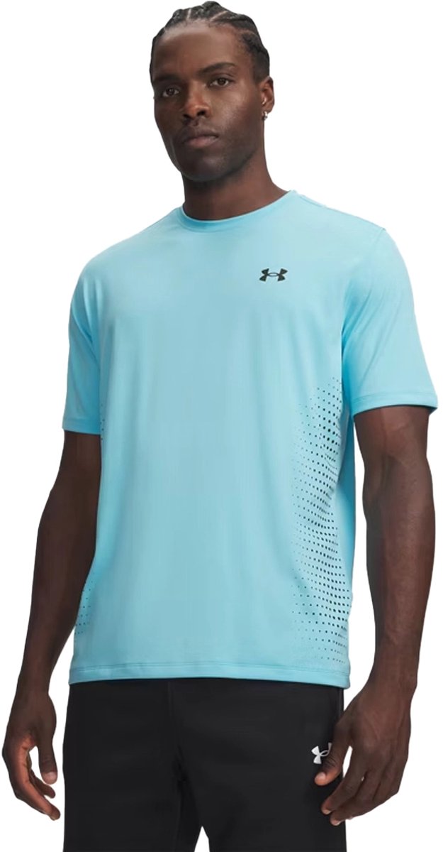 Under Armour Tech Play T-shirt Met Korte Mouwen Blauw M Man