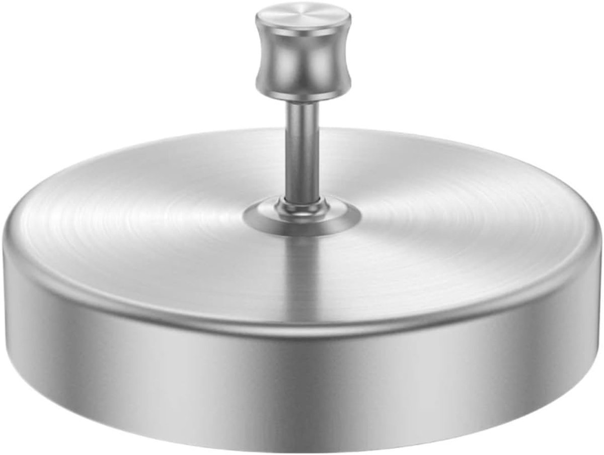 Burgerpers Patty Maker - Vleesvormer Hamburger - Burgers Maken - Verstelbare Dikte - 100 Patty Papieren - Zilver