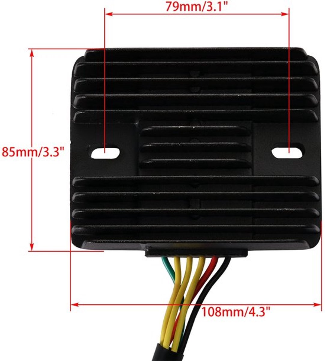 Woostar 12V Rectifier Regulator voor Helix Cn250 VOG Jonway 250cc 260cc Buggy ATV