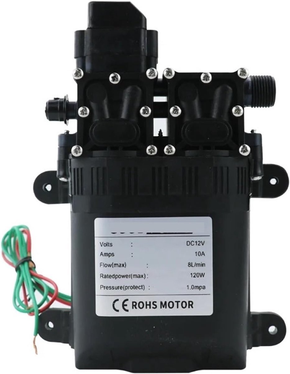 Membraanpomp - Waterpomp - Landbouw Sproeien - Automatische Drukregeling - 8L/min - One Color