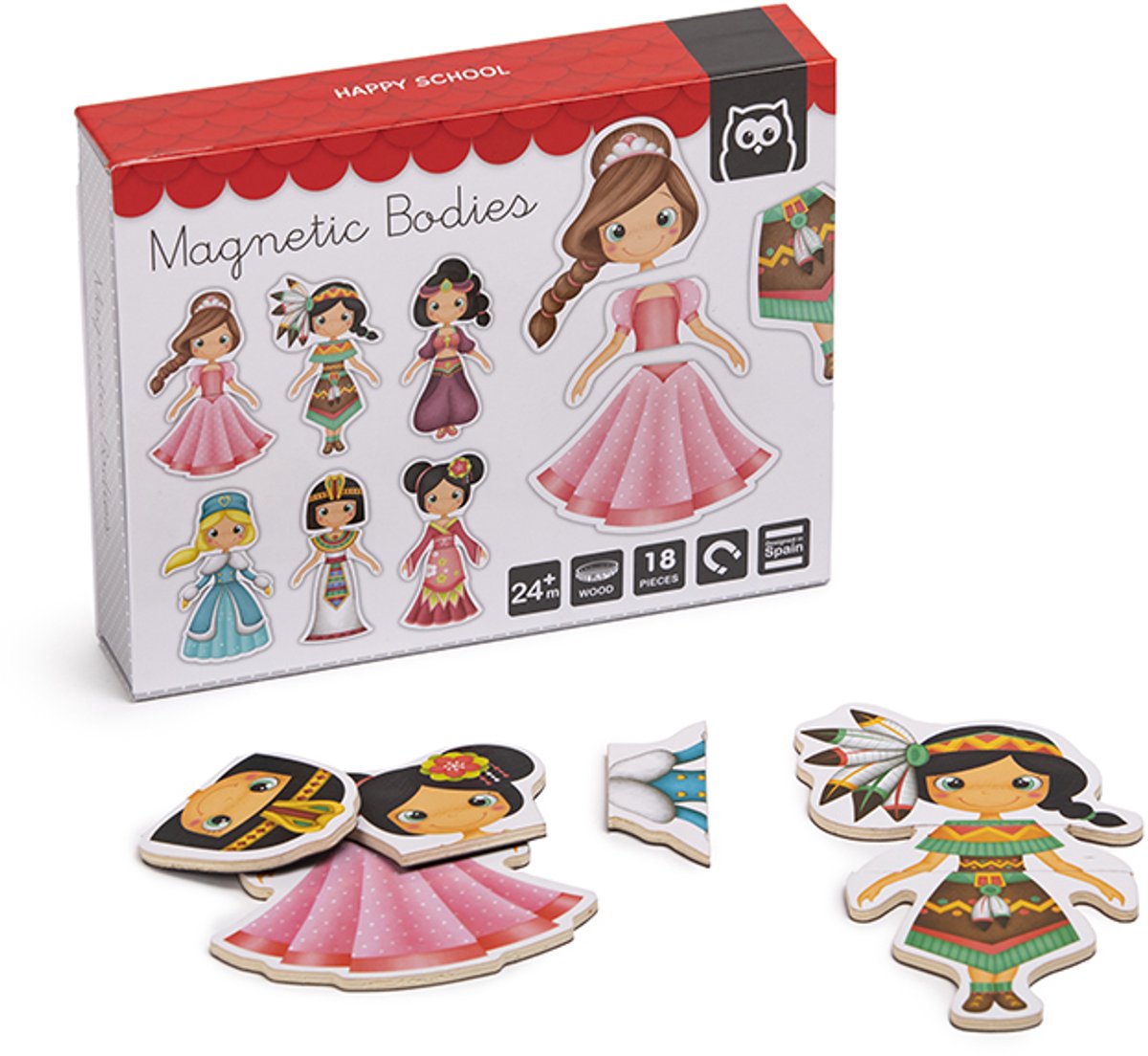 Magnetische figuren prinsessen - EurekaKids - vanaf 24 maanden