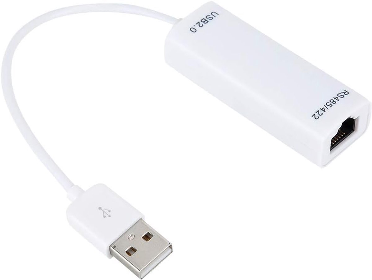 Usb Seriële Adapter - Poort Converter - Industriële Connectiviteit - Overspanningsbeveiliging - 120 MB/s - Wit