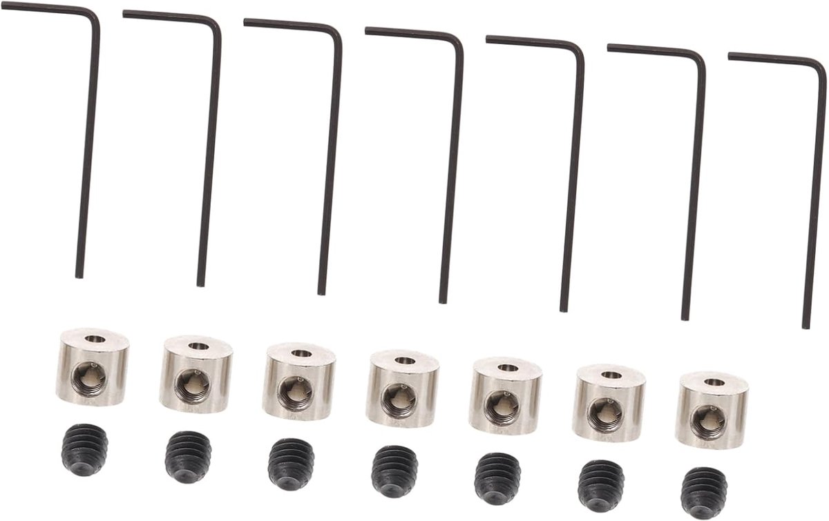 Moersleutel Accessoires - Sluitpen Set - Bevestigen van Pins - Stevige Koperen Houder - 6x5MM - Zoals Getoond