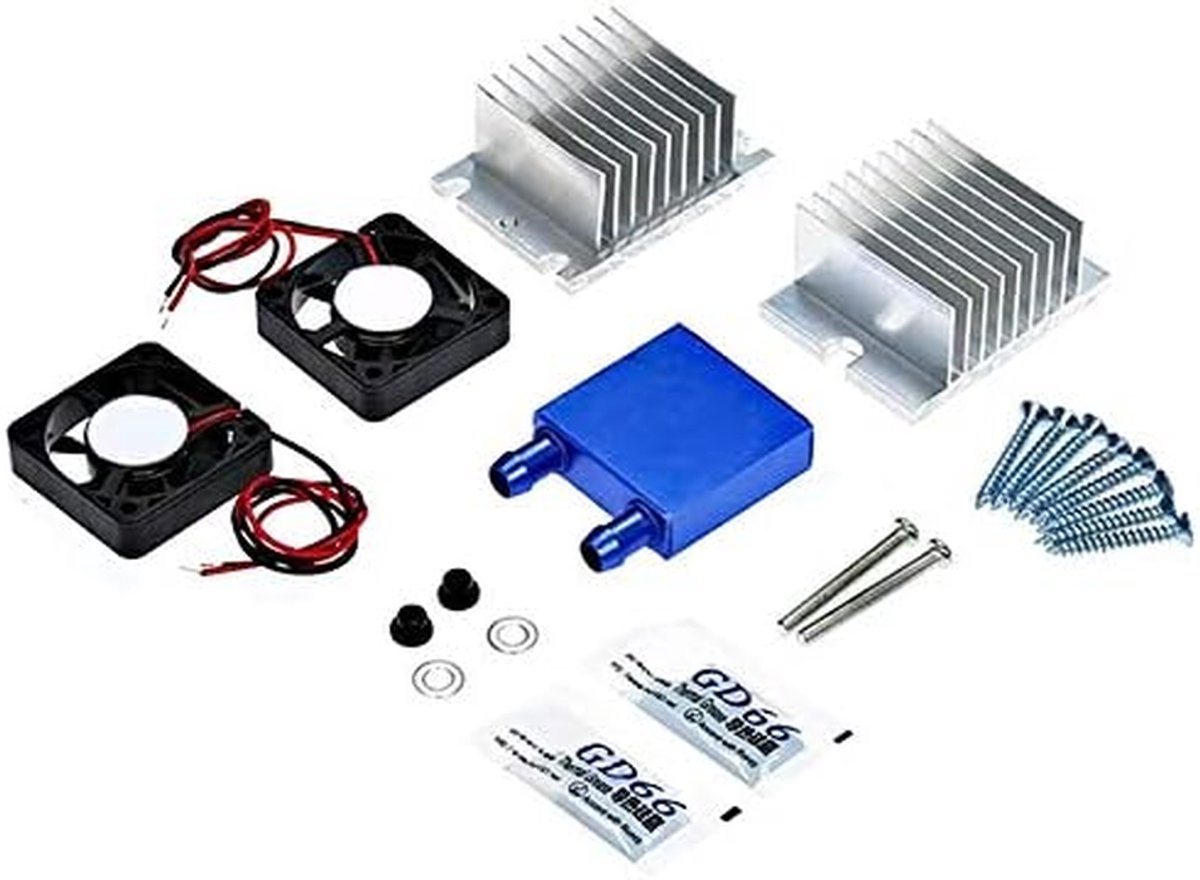 Mini Airconditioner Set - Doe-het-zelf Koeling - Kleine Ruimtes Koelen - Halfgeleider Koelsysteem - 11 x 7 x 5 cm