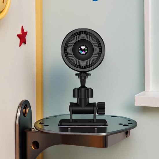 Draadloze WiFi Camera - Mini Monitor Camera - Huis Beveiliging - Compact Nachtzicht - 5.5 cm Breed - Zwart — afbeelding 3