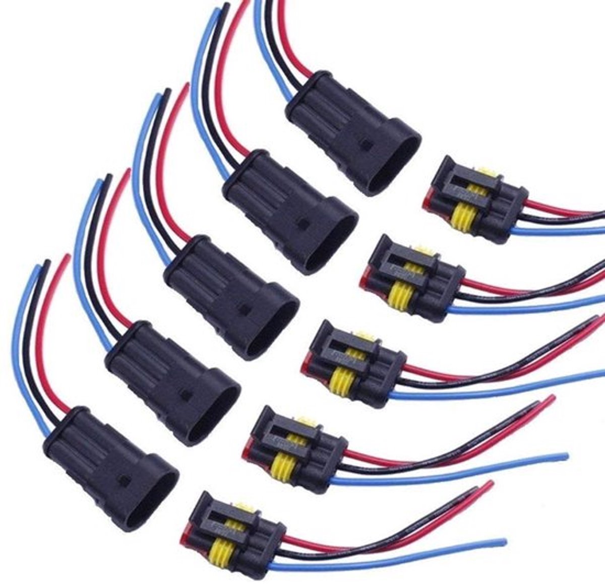 MTTProducts - 5 stukken 16awg elektrische verbindingen voor auto's
