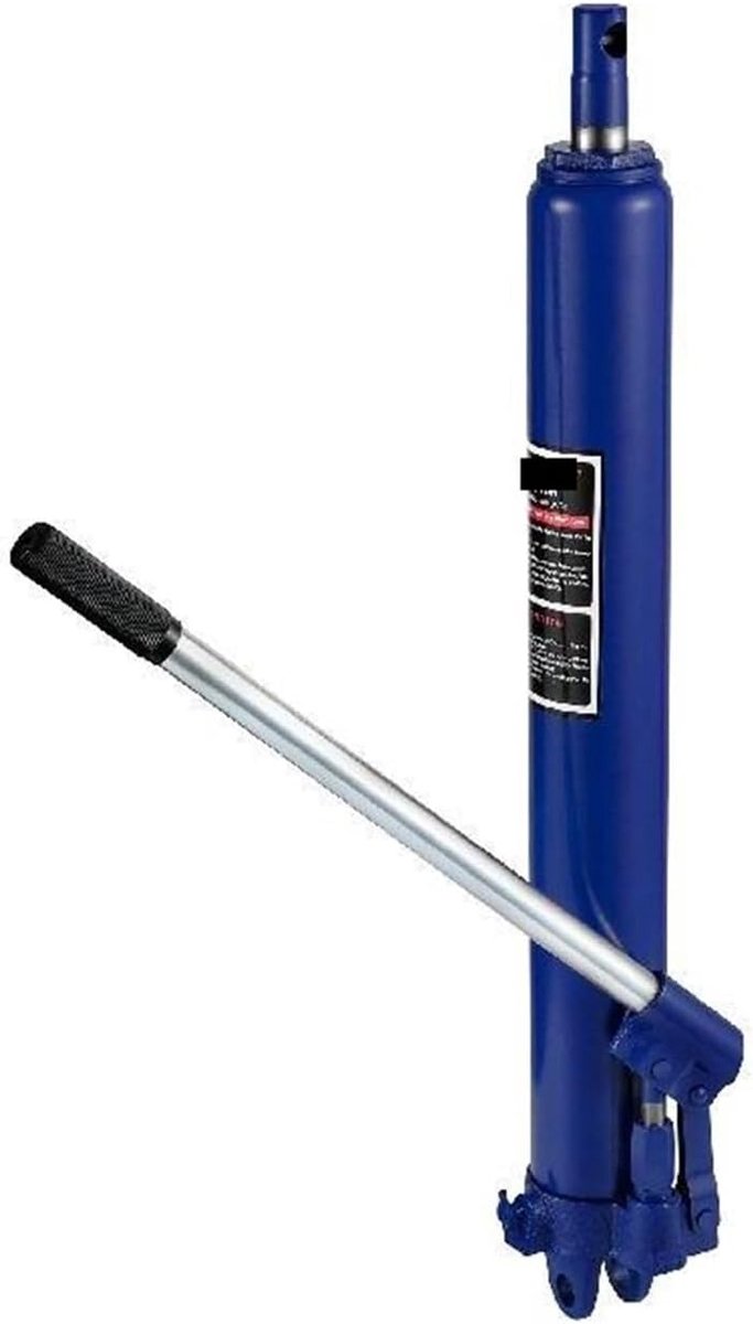 Hydraulische Lan Krik - Pompkrik Takel - Lasten Hefen - Gaffelvormige Basis - 3 Ton Capaciteit - Blauw