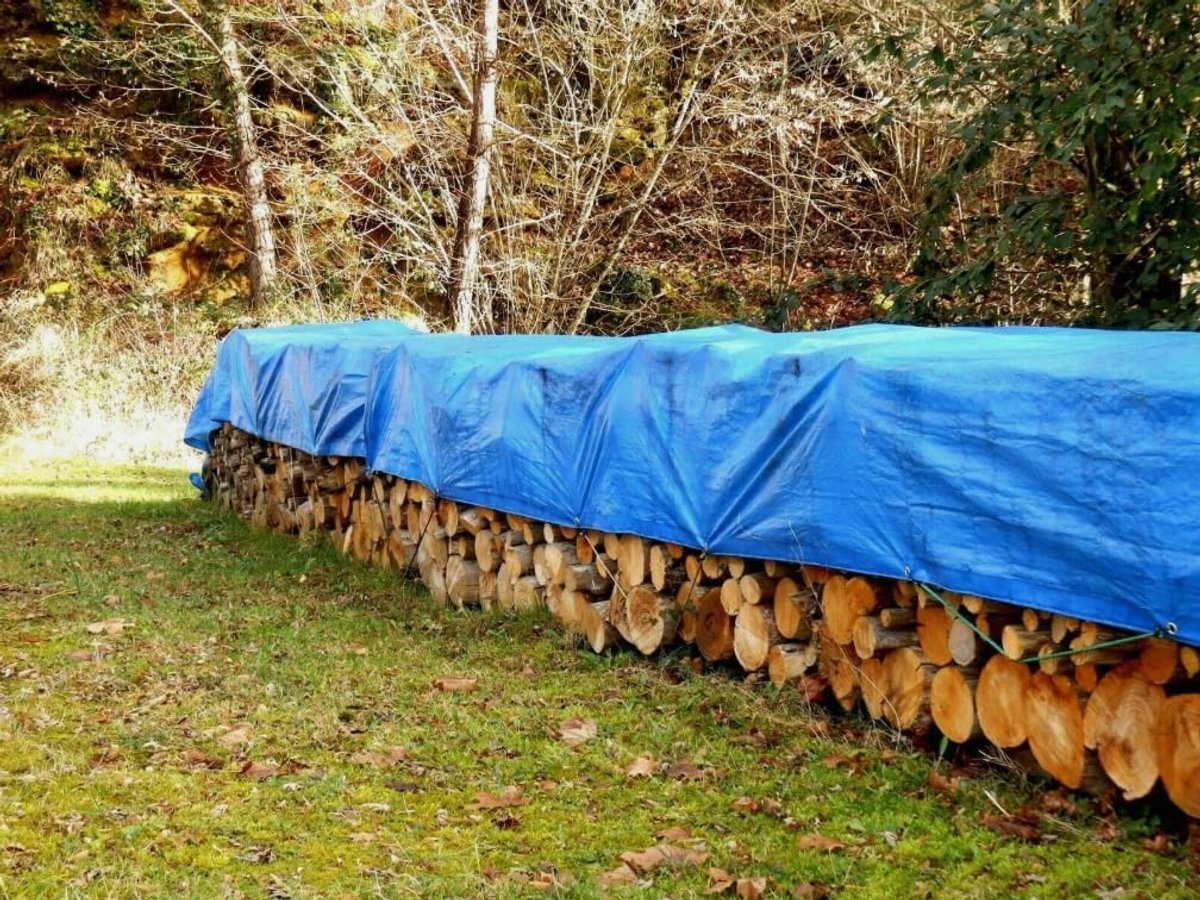 Beschermende Tarpaulin - Afdekzeil Waterdicht - Universeel Gebruik - Aluminium Oogjes - 4 x 6 m - Blauw