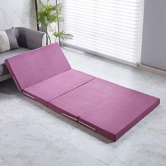 Opvouwbaar Matras - Gast Matras Kampeer Matras - Comfortabel Slapen - Wasbare Antislip Hoes — afbeelding 5