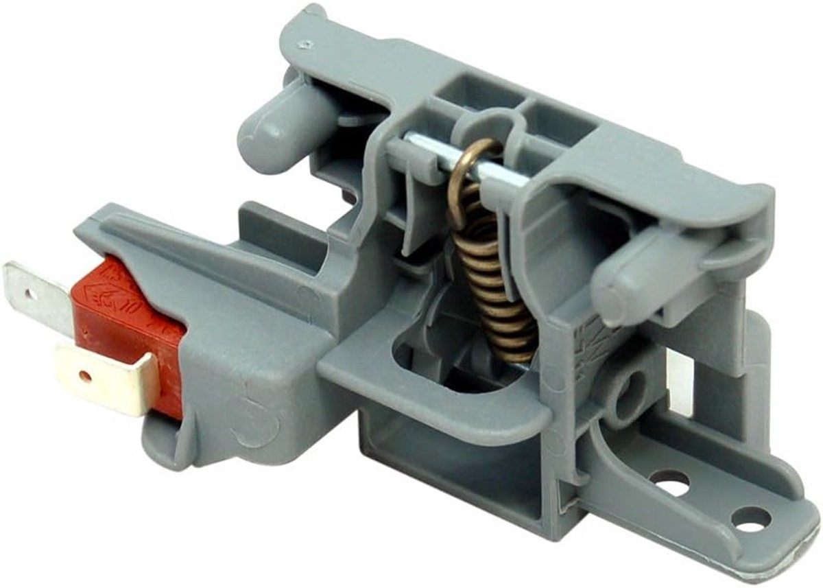 Vaatwasser Deurslot - Sluiting Schakelaar - Vaatwasser Reparatie - Origineel Reserveonderdeel - 1x1x1 cm - Zwart