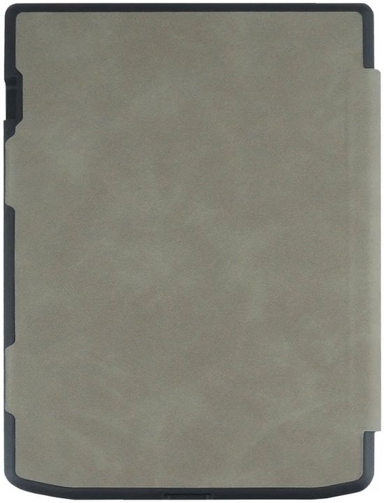 E-Reader Hoes Geschikt voor PocketBook InkPad 4 - Book Case met Sleep/Wake Functie - Kunstlederen Beschermhoes - Grijs van omoton — afbeelding 4