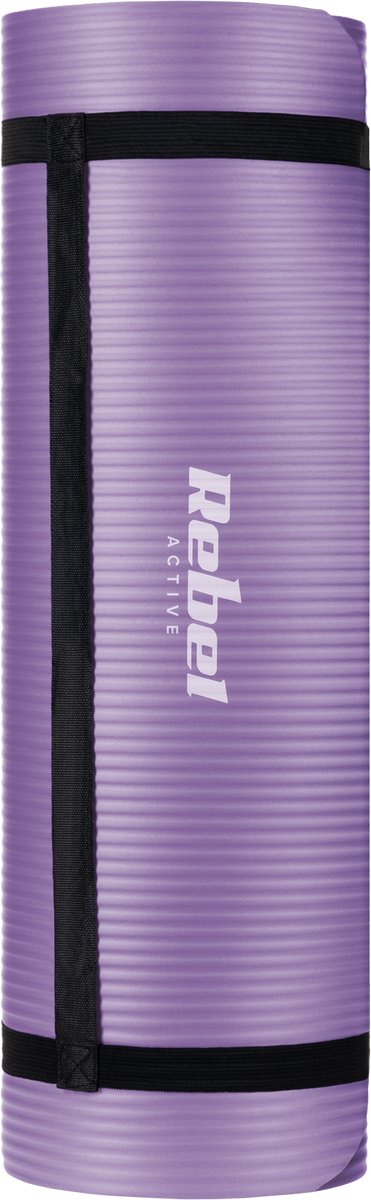 Rebel Active Serie - Yogamat - 1cm - Antislip - NBR Materiaal van Rebel Active — afbeelding 5