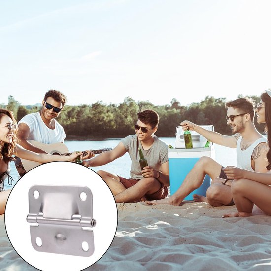 Roestvrijstalen Koelbox Scharnieren Vervanging - Reparatieset met 16 Schroeven - Campingkoeler Accessoires - Compatibel met Diverse Modellen — afbeelding 5