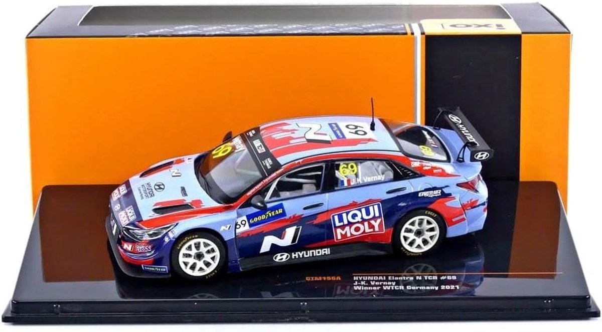 Hyundai Elantra N TCR #69 Winner WTCR Germany 2021 - 1:43 - IXO Models