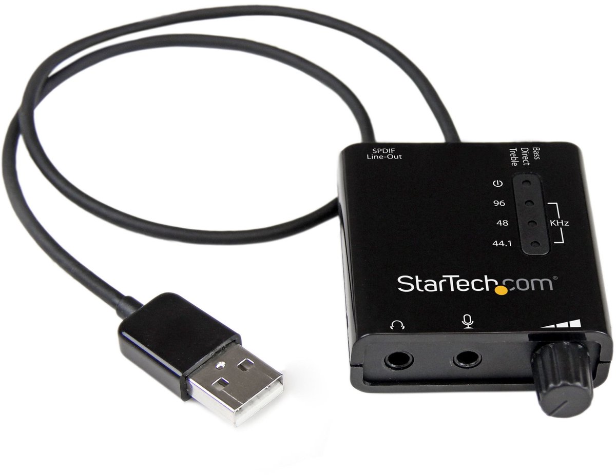 Sound card Startech ICUSBAUDIO2D