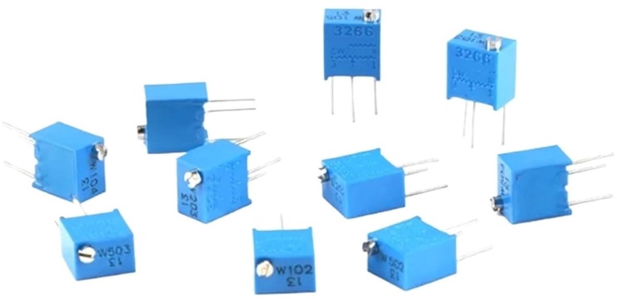 Verstelbare Weerstanden - Trimmer Potentiometers - Elektronica Reparatie - Multiturn Instelling - 10 Stuks - Niet Gespecificeerd