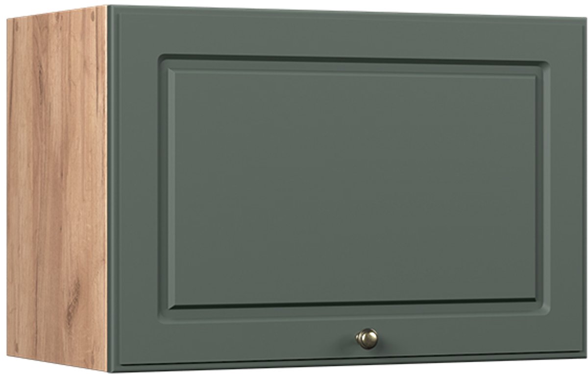 Vicco Hangkast Fame-Line, Groen-Goud Landhuis/Goudkleurig Eiken, 60 cm