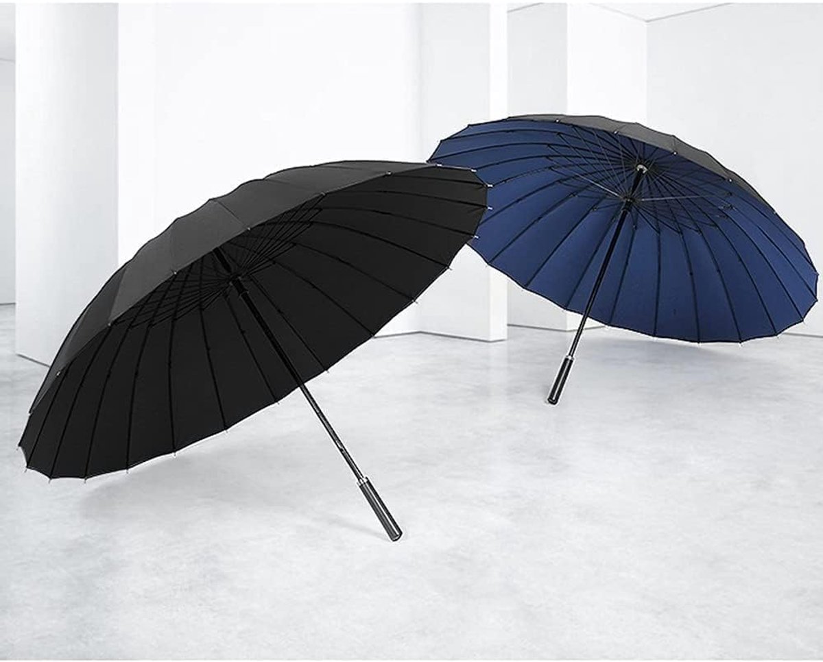 Grote Automatische Paraplu - Winddichte Paraplu Storm - Bescherming tegen Weer - Versterkte Glasvezelribben - 86 x 115 cm - Zwart — cadeau in Mode & Accessoires - foto 6