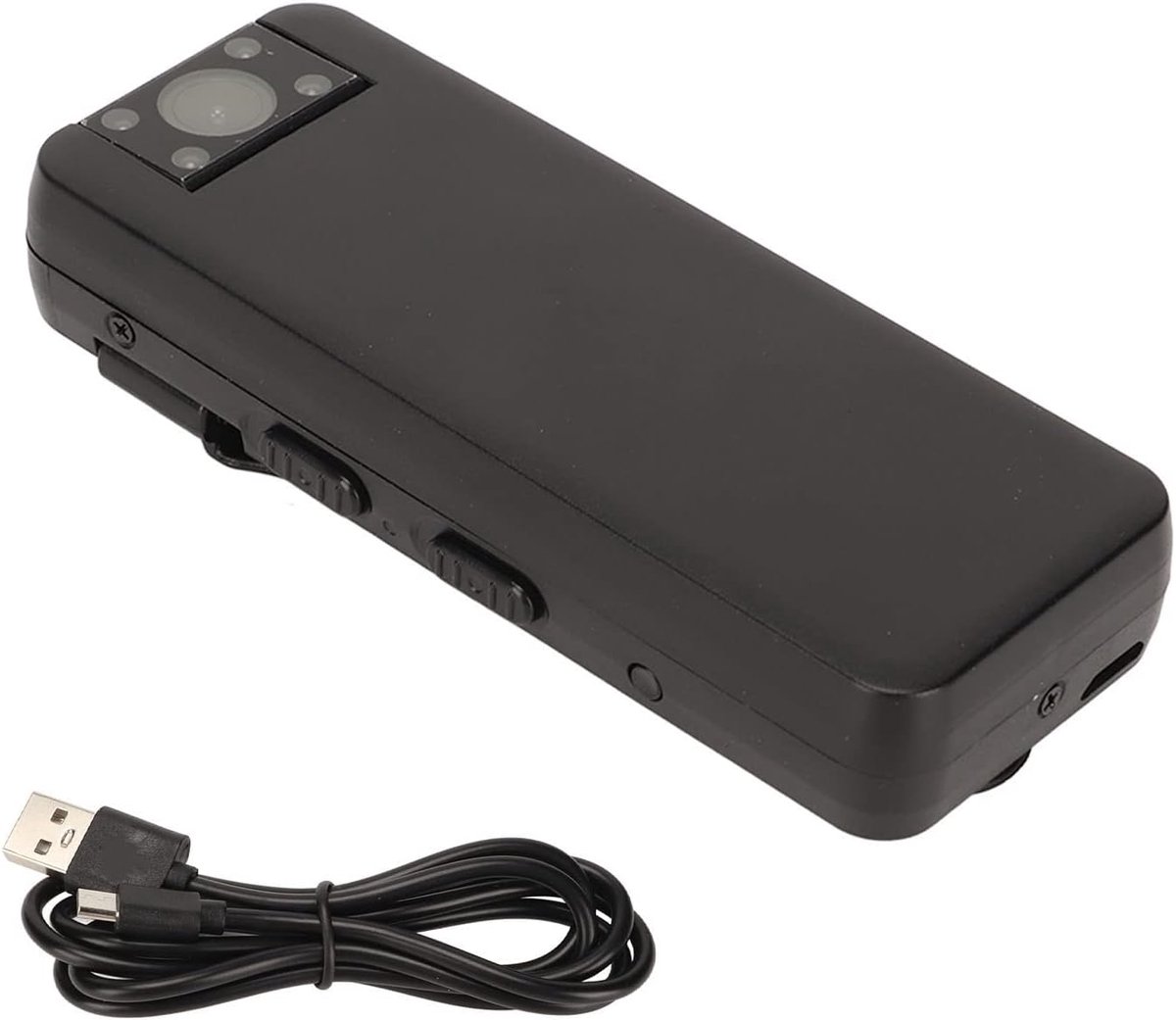 Mini Camera - Draagbare Recorder - Beveiliging Thuis - Nachtzicht Functie - 1080P HD - Zwart