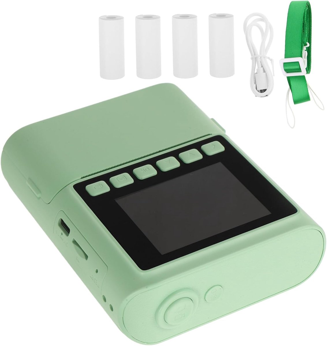 Kinder Camera - Direct Print - Momenten Vasten - Direct Print Functionaliteit - Compact Formaat - Groen