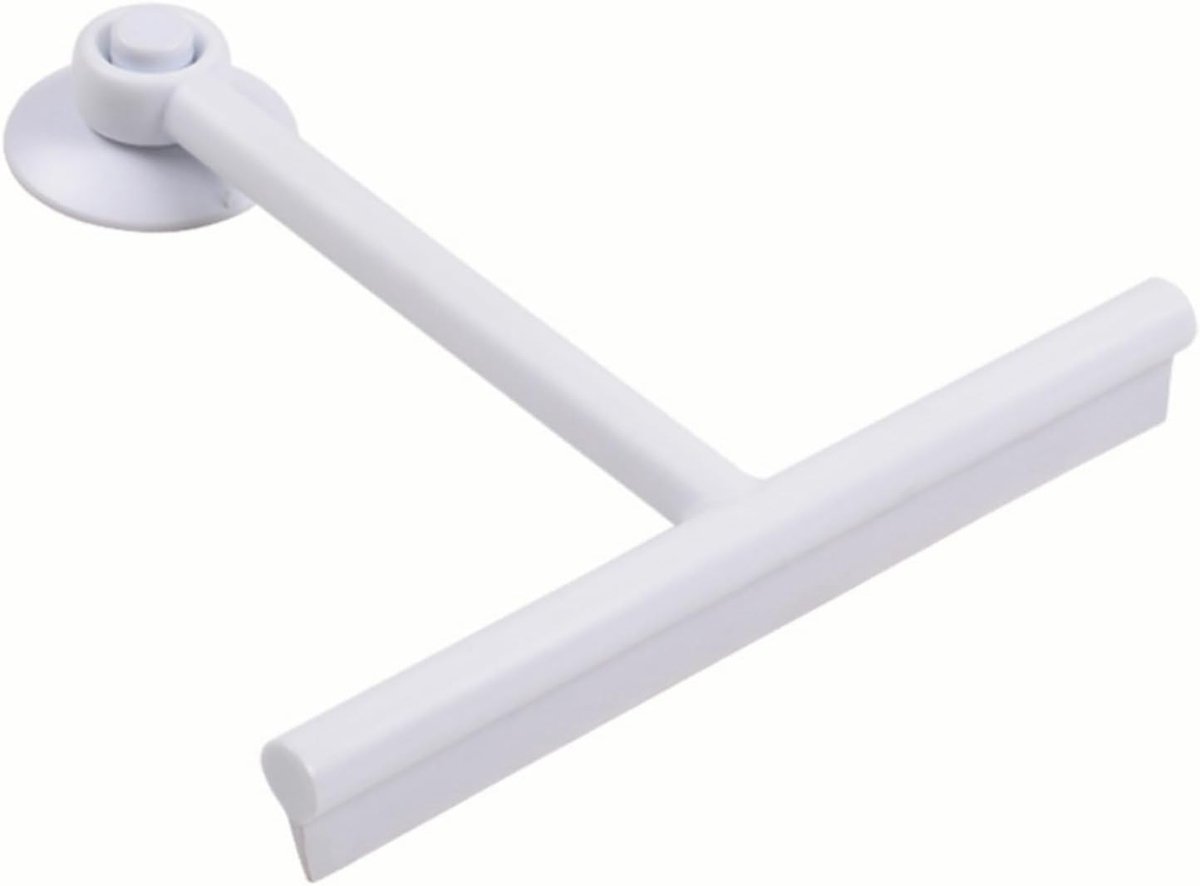 Glaswasser Set - Raamwisser Douche - Ramen Schoonmaken - Zachte Siliconen - 21.7 cm - Grijs