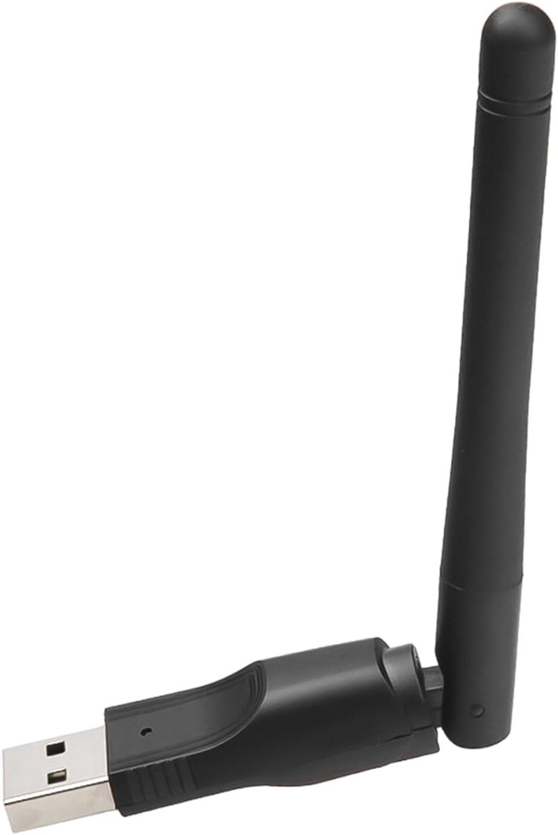 Draadloze Netwerkadapter - WiFi Dongle - Internet Verbeteren - Hoge Signaalsterkte - Compact Ontwerp - Zwart