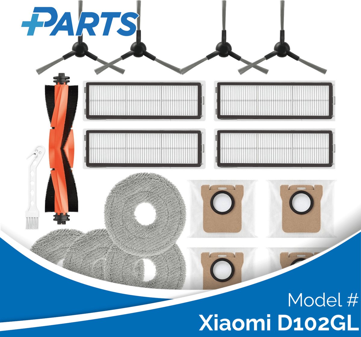 Xiaomi D102GL Onderhoudsset (Plus.Parts® alternatief voor D109GL-KIT)