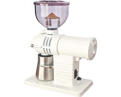 Elektrische Koffiemolen - Automatische Molen - Verse Koffie Maken - 10 Maalstanden - 225g Trechter - Wit