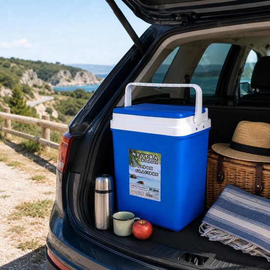 CM Iceberg koelbox - 30 Liter - kunststof - blauw - 37 x 26 x 47 cm van CM — afbeelding 3