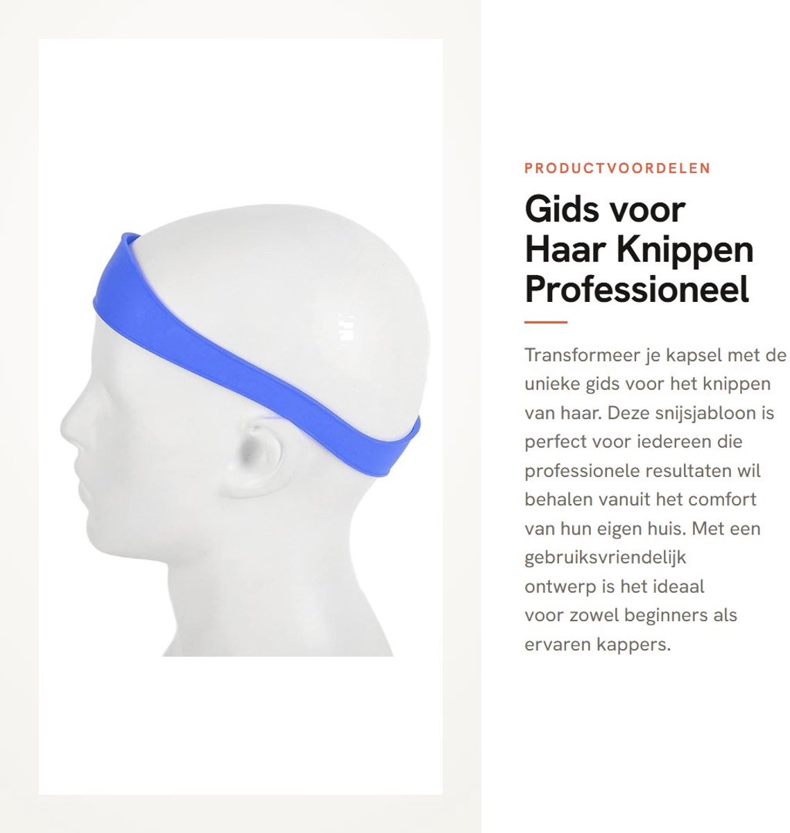 Dailygoods - Gids voor Haar Knippen - Professioneel Uitziende Kapsels Thuis - Siliconen Snijsjabloon - Eenvoudig te Reinigen - Doe-het-zelf - Geschikt...