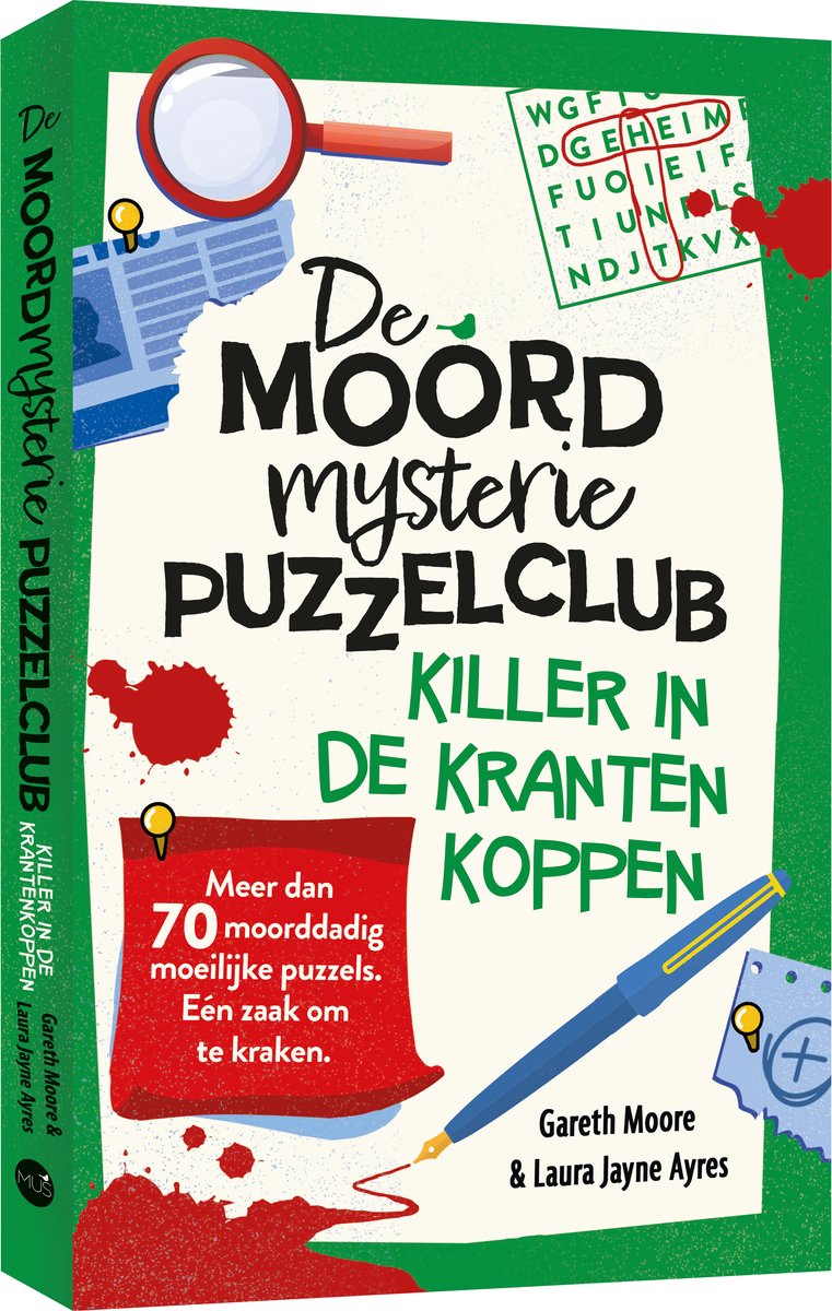 De Moordmysterie Puzzelclub 3, Killer In De Krantenkoppen