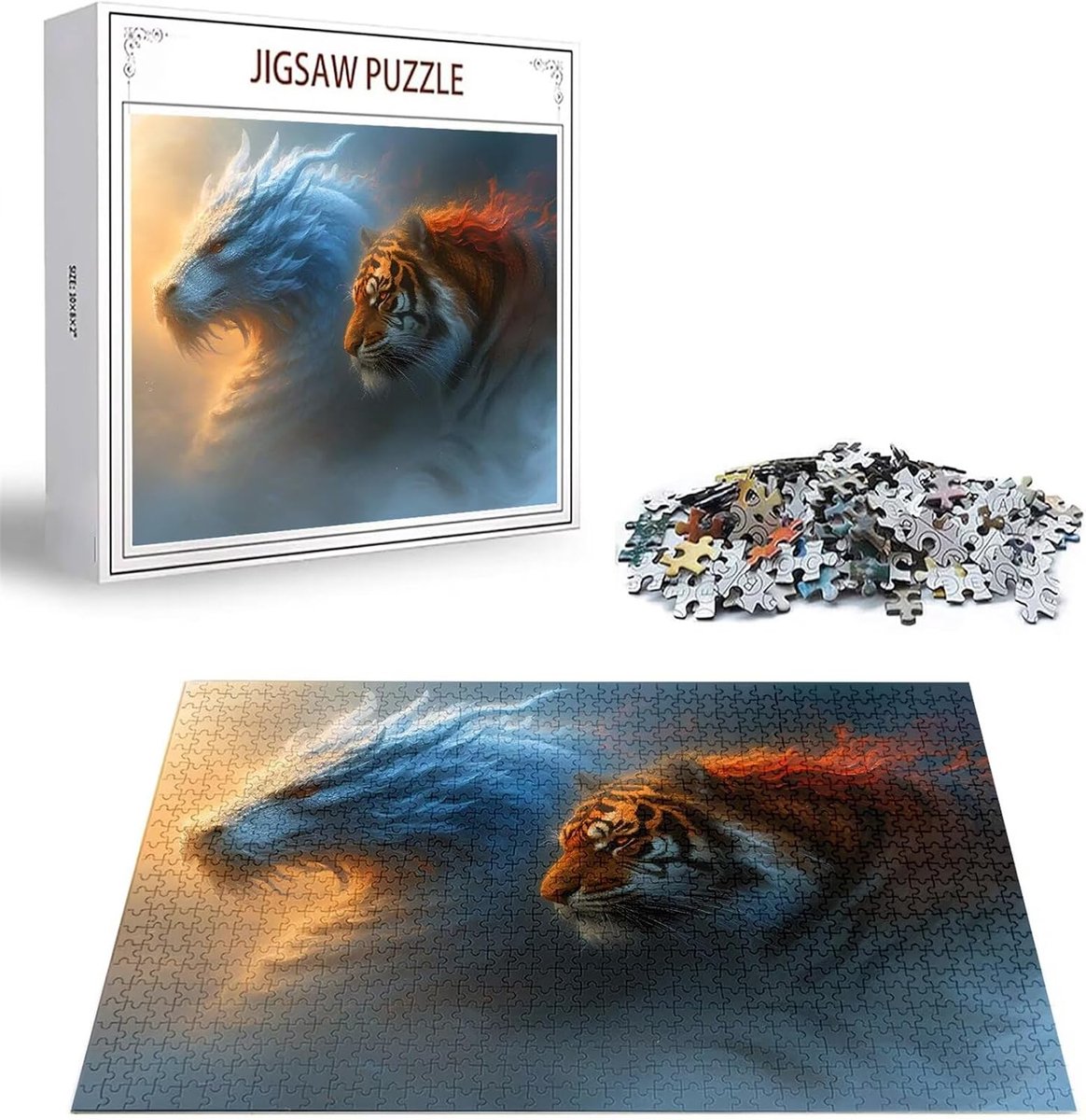 Puzzelmat - Grote puzzel - Ontspanning thuis - Duurzaam karton - 4000 stukjes - Multicolor