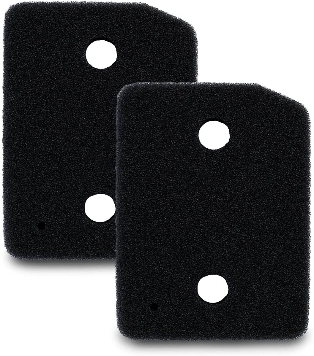 Dailygoods- Filter Set van 2 - Vervangingsfilters voor Miele 9164761 - Sponsfilter/Schuimfilter - Pluisfilter - Fijne/Grof 207 x 157 x 30 mm - 100% Made in Germany - Vervangingsfilter