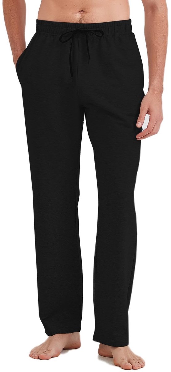 Solidchoice- Joggingbroek Heren Lange Pasvorm - Verstelbare Tailleband - Zakken - Lichtgewicht - Duurzaam Katoen/Polyester - Binnenbeenlengte 30/32/34/36/38/40 - Sportbroek