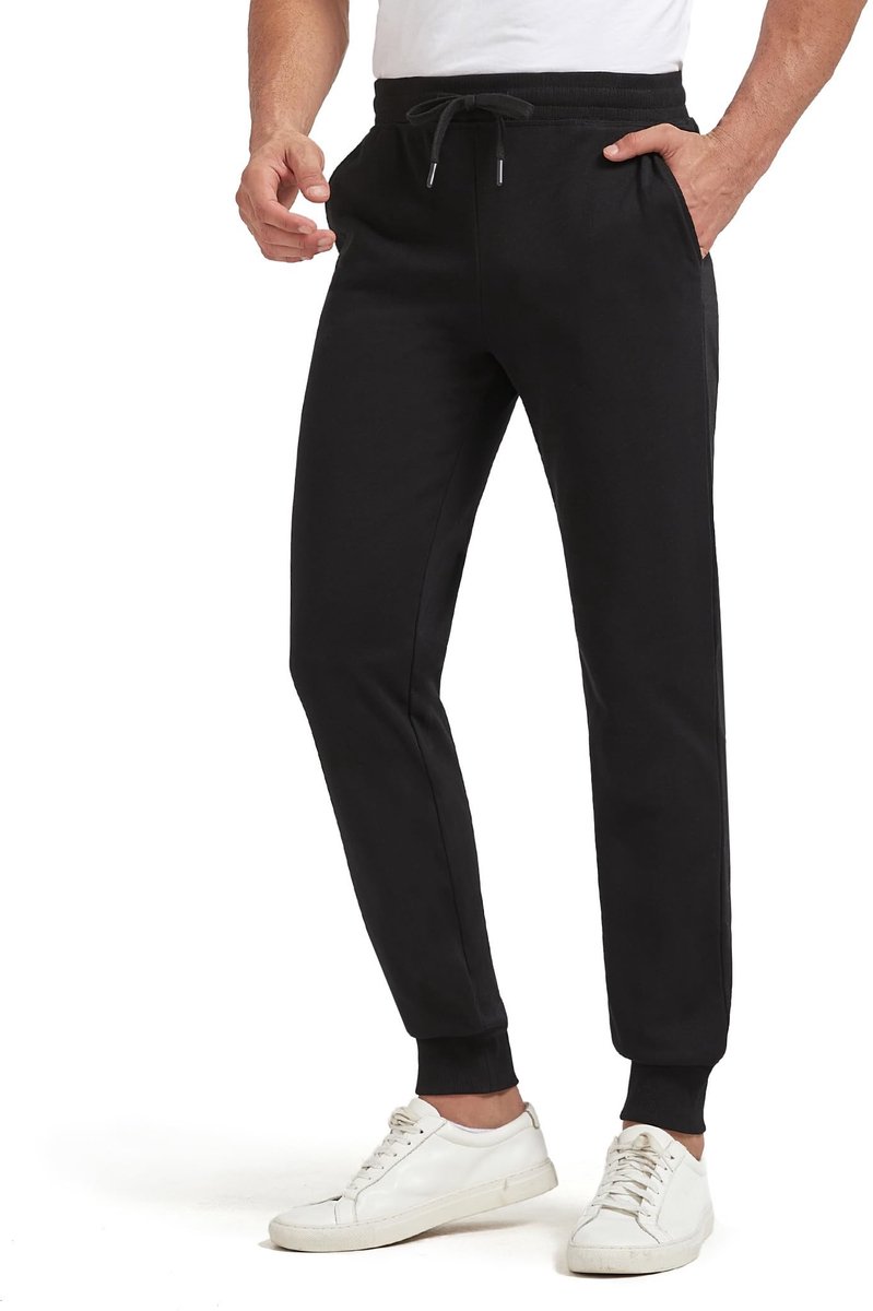 Dailygoods- Joggingbroek Heren Extra Lange Pasvorm - Lange Joggingbroek - Sportbroek - Ademend - Vochtafvoerend - 100% Polyester