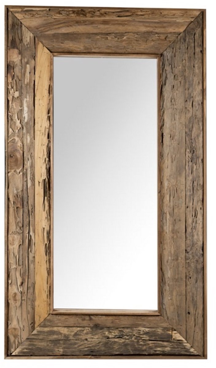 Recycled teakhouten spiegel 160x90cm