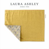 Laura Ashley Kitchen Linen Collectables Placemats - Oil Geel - Dubbelzijdig Daniela 48x35cm