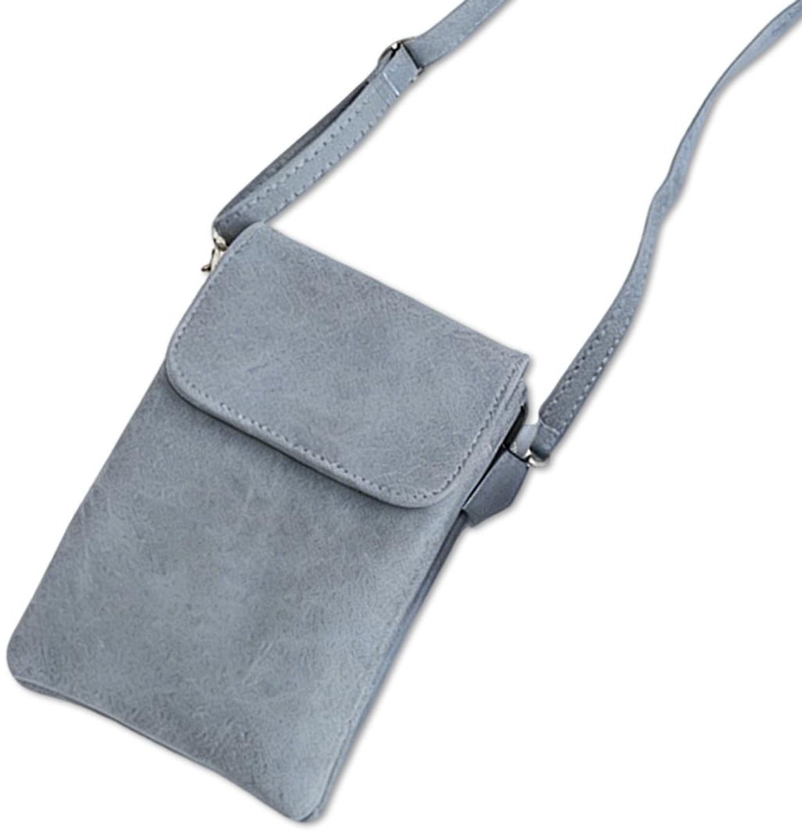 Dailygoods - Schoudertas voor Dames - Mobiele Telefoontas van PU-Leer met Verstelbare Riem