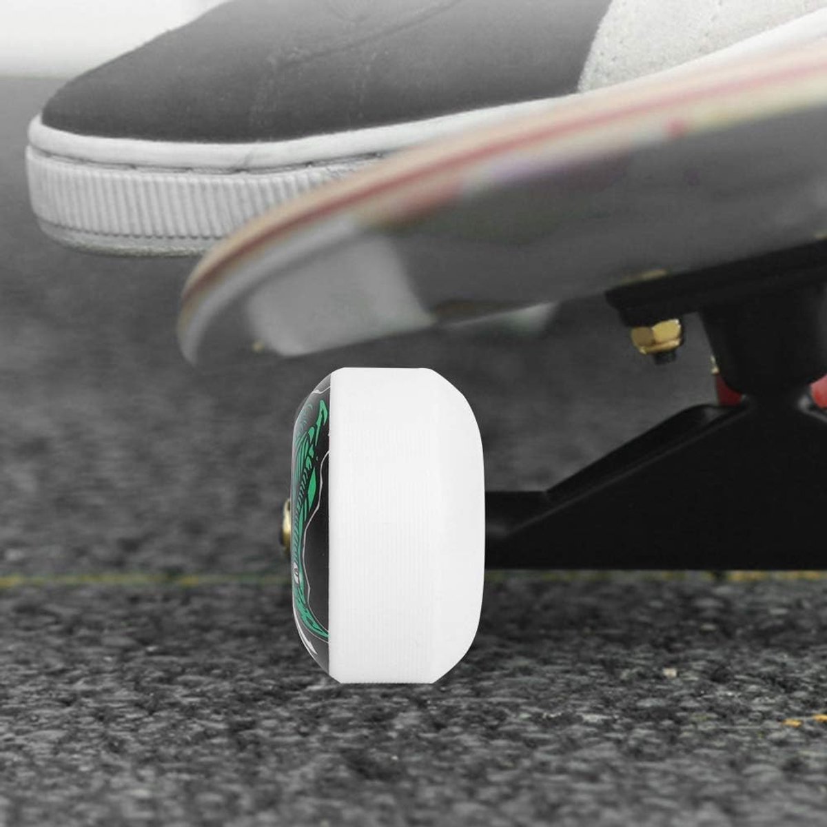 Skateboardwielen Set Longboard Wielen Soepel Rijden Hoge Veerkracht 54x32mm 100A