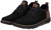 Rieker heren veterschoenen lage schoenen zakelijke schoenen leren schoenen B3360-00 Black extra breed