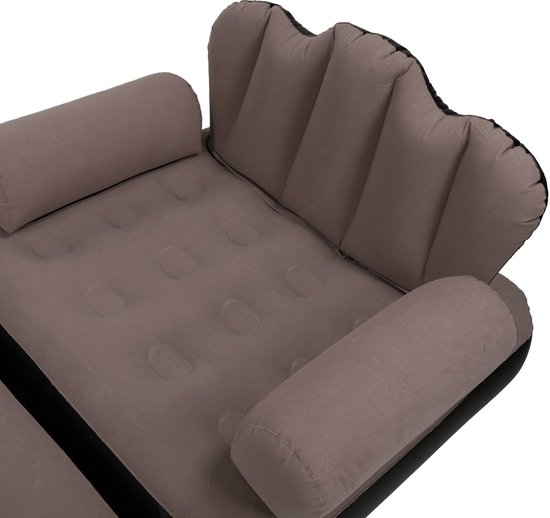 Opblaasbare Slaapbank - 198 x 100 cm - 5-in-1 Sofa en Luchtbed - PVC met Flocking - Voor Binnen en Buiten — afbeelding 5