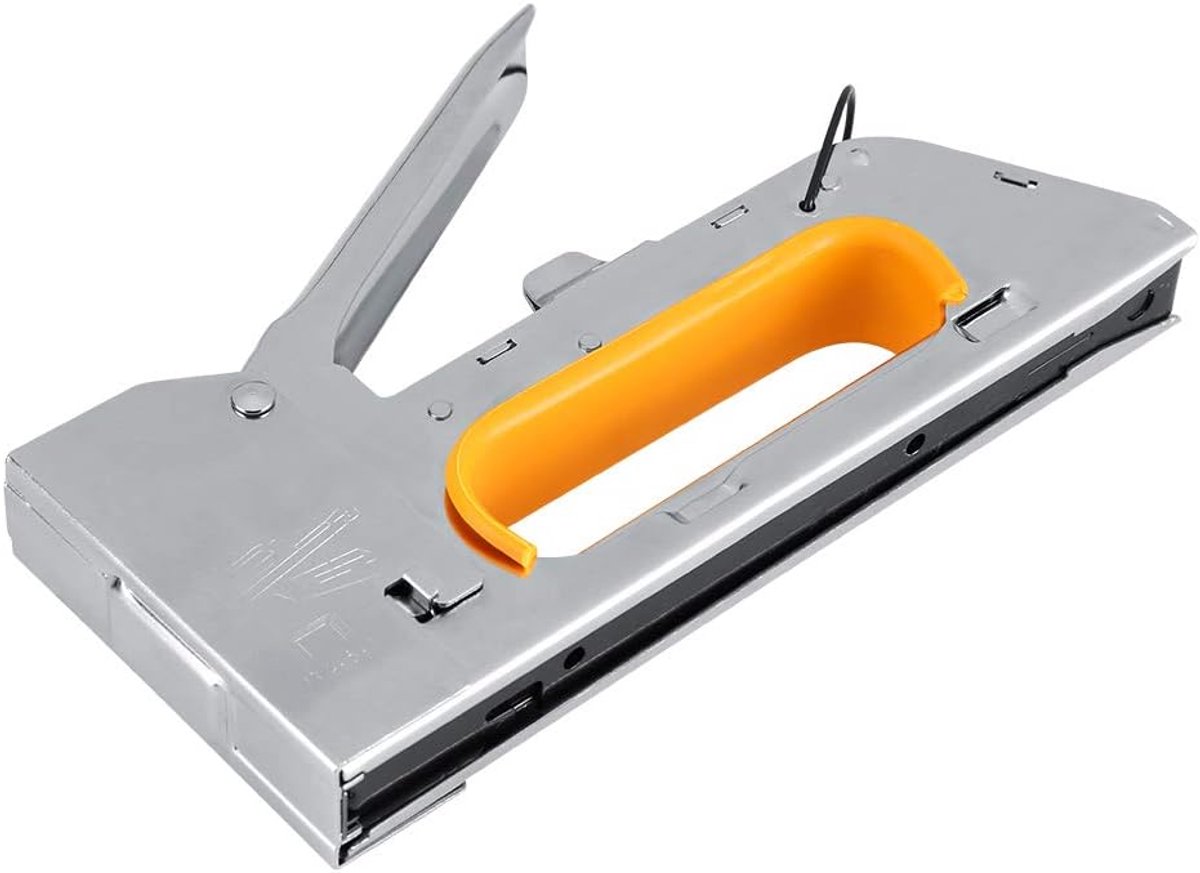 Nietmachine Heavy Duty - Houtbevestiger - Meubels Bevestigen - Roestvrij Staal - 1008F - Zilver