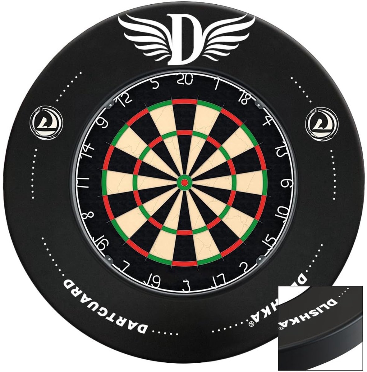 Dailygoods- Dartbord Surround Beschermende Ring - Wandbescherming - Makkelijke Montage - Voorkomt Muurbeschadiging - Binnendiameter 45 cm - Buitendiameter 75 cm - Dartbordring