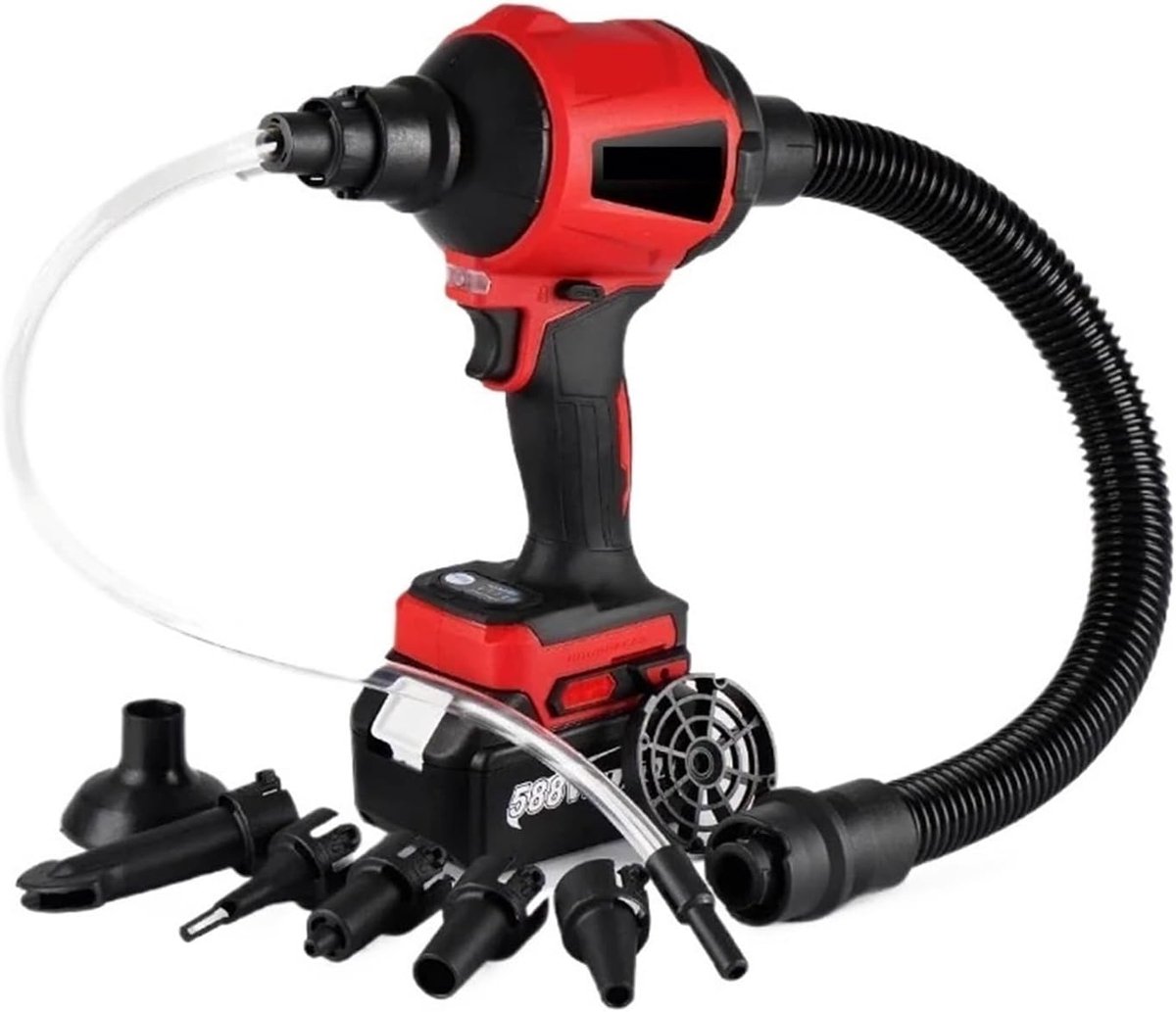 Draadloze Bladblazer - Luchtblazer Stofzuiger - Tuin Reinigen - Borstelloze Motor - 1500W Kracht - Zwart